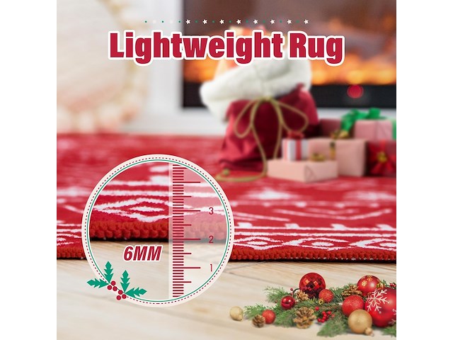 Carvapet kerstloper, 60 x 300 cm - afbeelding 3 van  5