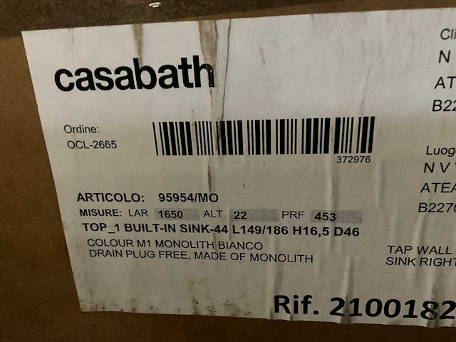 Casabath monolith wastafel - afbeelding 4 van  4