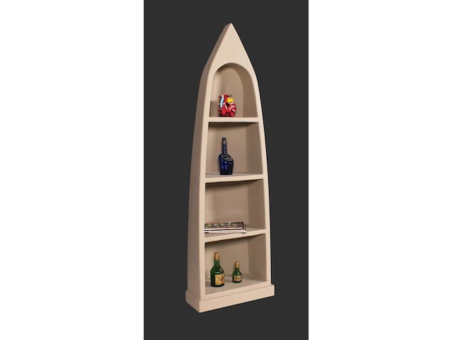 Casablanca boekenrek in kalkmortel - afbeelding 3 van  3