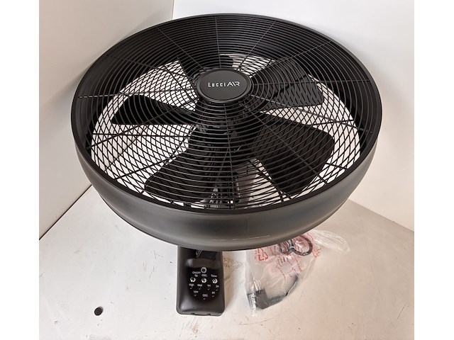 Casafan greyhound wv 45 fb az wandventilator zwart 45 cm - afbeelding 1 van  6