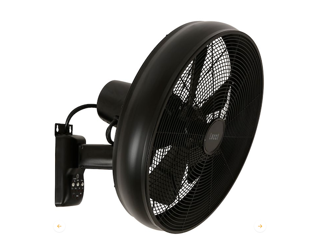 Casafan greyhound wv 45 fb az wandventilator zwart 45 cm - afbeelding 6 van  6