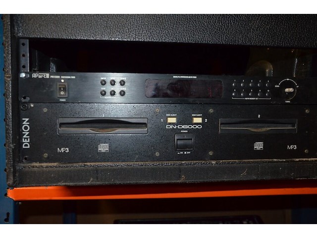 Case american audio met cd speler denon, radiotuner apart, remote controller denon - afbeelding 9 van  11