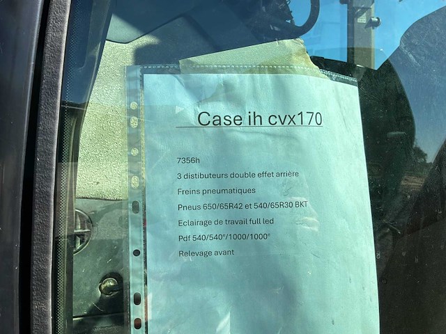Case ih cvx170 4wd landbouwtractor - afbeelding 3 van  29