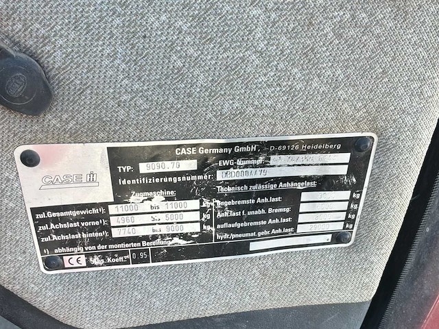 Case ih cvx170 4wd landbouwtractor - afbeelding 6 van  29