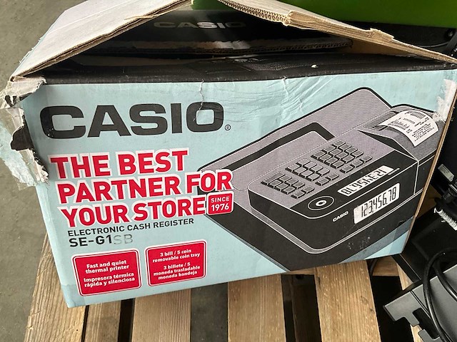 Casio se-g1 kassa register en toebehoren - afbeelding 12 van  14