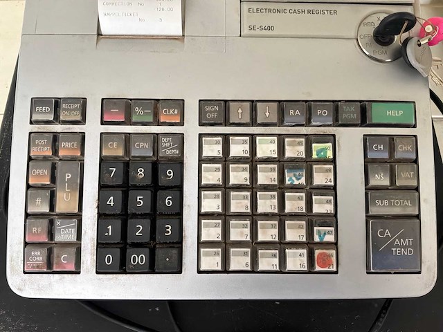 Casio se-s400 kassa - afbeelding 2 van  4