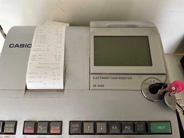 Casio se-s400 kassa - afbeelding 3 van  4