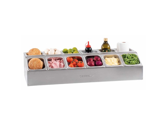 Casselin - rek voor 12 gn 1/6 bakken - 2 rijen - gastronorm container - afbeelding 1 van  1