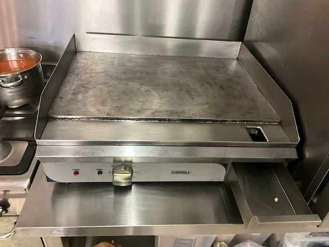 Casselin plancha / professioneel elektrisch snackbord casselin roestvrijstalen professioneel plancha – groot kookoppervlak – horeca-apparatuur - afbeelding 4 van  4
