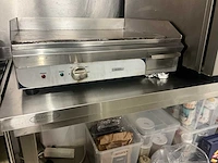Casselin plancha / professioneel elektrisch snackbord casselin roestvrijstalen professioneel plancha – groot kookoppervlak – horeca-apparatuur - afbeelding 3 van  4