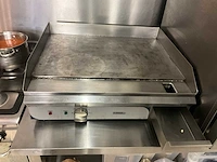 Casselin plancha / professioneel elektrisch snackbord casselin roestvrijstalen professioneel plancha – groot kookoppervlak – horeca-apparatuur - afbeelding 4 van  4