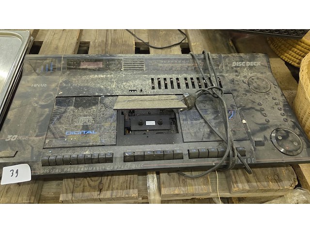 Cassettedeck / cd speler - afbeelding 1 van  1