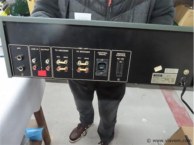 Cassettedeck teac c-2 - afbeelding 5 van  5