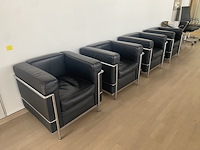 Cassina lc2 fauteuil - 4 stuks (replica)