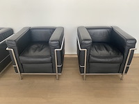 Cassina lc2 fauteuil - 4 stuks (replica) - afbeelding 3 van  3