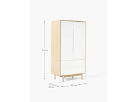 Cassy eikenhout fineerkast, 2 deuren - westwing collectie - afbeelding 6 van  6