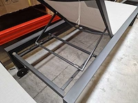 Castle-line - alu ligbed alu ligbed lausanne charcoal mat textilene light grijs - afbeelding 3 van  8