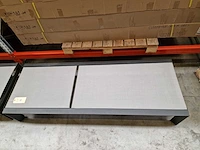Castle-line - alu ligbed alu ligbed lausanne charcoal mat textilene light grijs - afbeelding 5 van  8