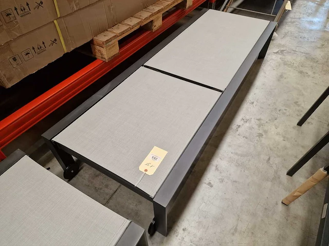 Castle-line - alu ligbed alu ligbed lausanne charcoal mat textilene light grijs - afbeelding 6 van  8
