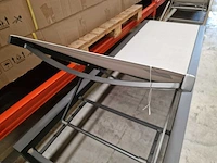 Castle-line - alu ligbed alu ligbed lausanne charcoal mat textilene light grijs - afbeelding 7 van  8