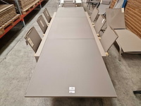 Castle-line - alu tuintafel carlo champagne mat 220-330 x 100cm uitschuif - afbeelding 5 van  11