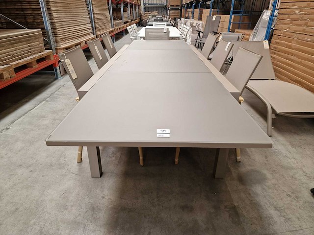Castle-line - alu tuintafel carlo champagne mat 220-330 x 100cm uitschuif - afbeelding 4 van  11