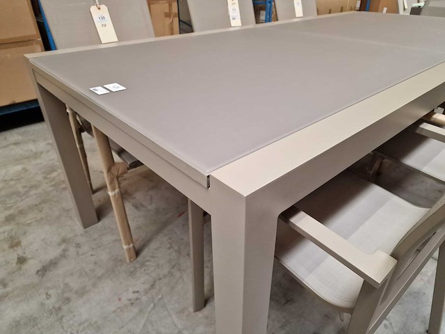 Castle-line - alu tuintafel laurette champagne 220-330 x 100cm - afbeelding 3 van  11
