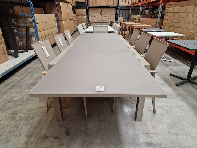 Castle-line - alu tuintafel laurette champagne 220-330 x 100cm - afbeelding 4 van  11