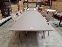 Castle-line - alu tuintafel laurette champagne 220-330 x 100cm - afbeelding 4 van  11