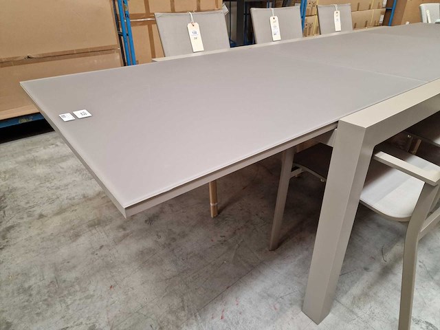Castle-line - alu tuintafel laurette champagne 220-330 x 100cm - afbeelding 6 van  11