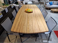Castle-line - teak tuintafel bologna 300 x 128cm - 4cm dik met brede planken - afbeelding 3 van  5