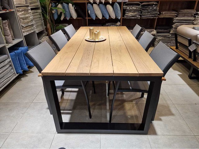 Castle-line - teak tuintafel utopia 220 x 100cm blad brede planken - afbeelding 2 van  5