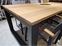 Castle-line - teak tuintafel utopia 220 x 100cm blad brede planken - afbeelding 4 van  5