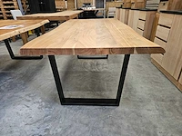 Castle-line interieurtafel boomstam 200 x 100cm massief blad 4cm - afbeelding 5 van  7