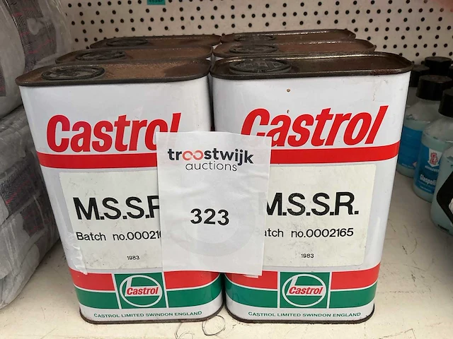 Castrol inhoud 1 liter m.s.s.r synthetische super racing olie versnellingsbak (6x) - afbeelding 1 van  1