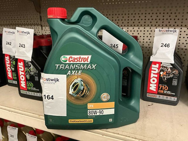 Castrol transmax axle,inhoud 5 liter differentiële en eindaandrijving olie,epx 80w-90 - afbeelding 1 van  1