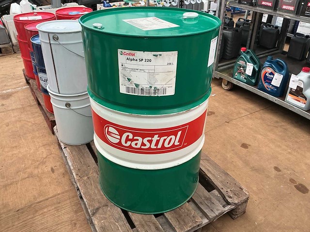 Castrol,inhoud 208 liter alpha sp 220 smeermiddel - afbeelding 1 van  2