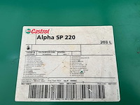 Castrol,inhoud 208 liter alpha sp 220 smeermiddel - afbeelding 2 van  2