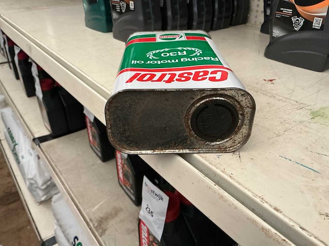 Castrol,racing motor olie r 30,inhoud 1 liter - afbeelding 3 van  3