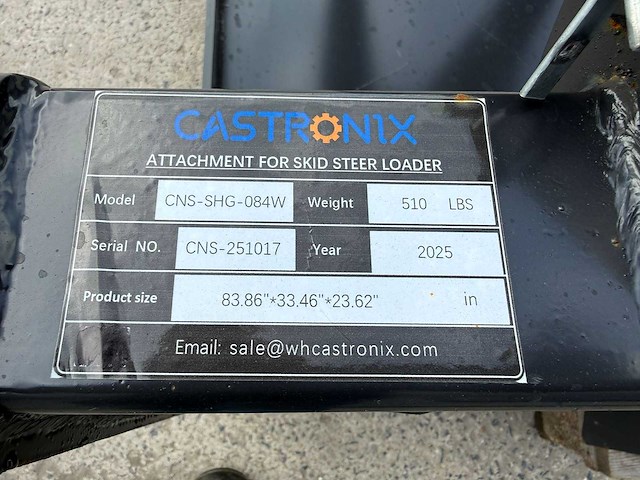 Castronix - 2025 - mestriek - voorzetapparatuur - afbeelding 2 van  10