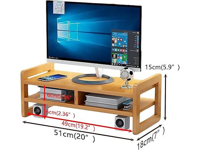 Catekro monitor stand riser - afbeelding 2 van  2