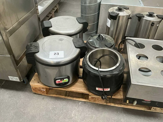 Caterchef elektrische rijstkoker (2x) - afbeelding 1 van  5