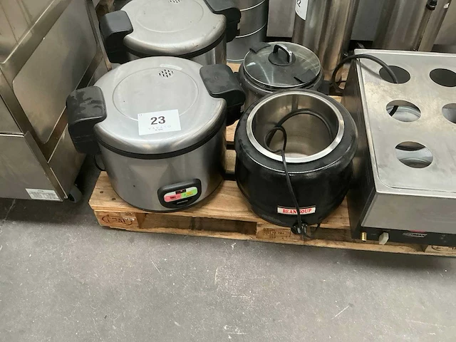Caterchef elektrische rijstkoker (2x) - afbeelding 2 van  5