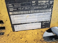 Caterpilar 302.5c mini graafmachine - afbeelding 11 van  12