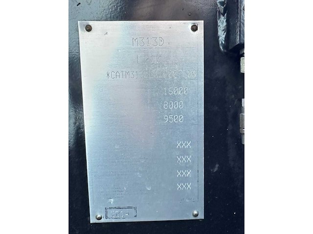 Caterpillar - 2014 - m313d - banden graafmachine - afbeelding 61 van  64