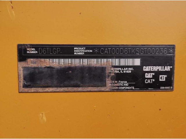 Caterpillar - 2015 - d6t lgp - bulldozer - afbeelding 29 van  29