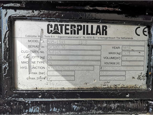Caterpillar - 2020 - 595-1393 - sorteergrijper - afbeelding 2 van  10