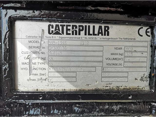 Caterpillar - 2020 - 595-1393 - sorteergrijper - afbeelding 2 van  10