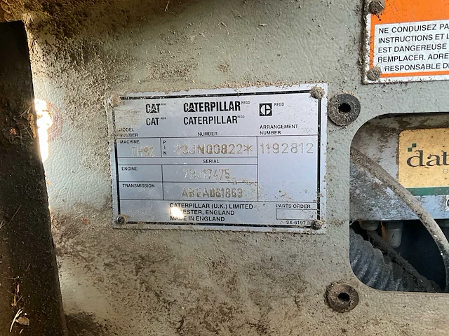 Caterpillar th 82 telescoop - afbeelding 8 van  39