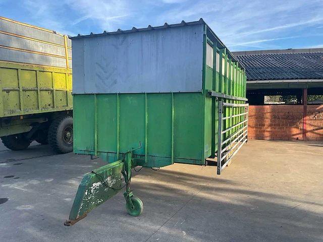 Cavero veetrailer/veetransporttrailer cavero veetrailer – 1 as – laadhelling – zijrails - afbeelding 1 van  18